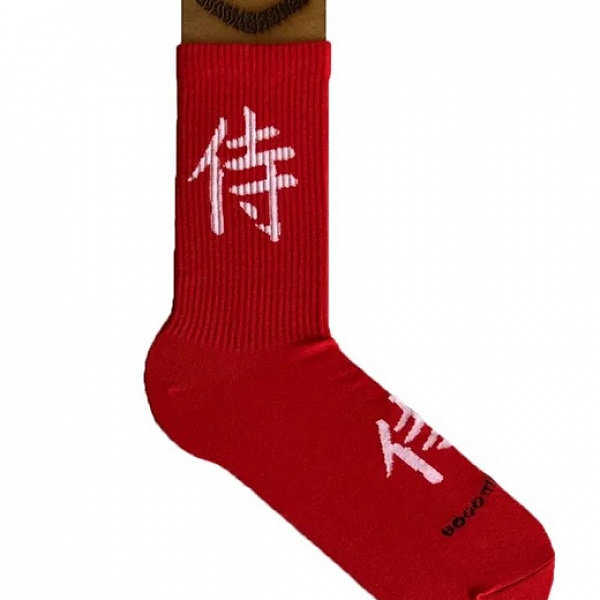 Носки BOOOMERANGS (Самурай) Красный
