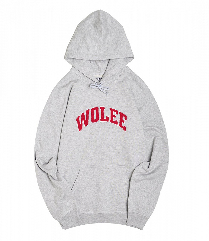 Худи WOLEE "College" Серый