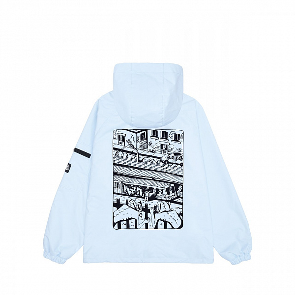 Ветровка HOOK "Гости" голубая