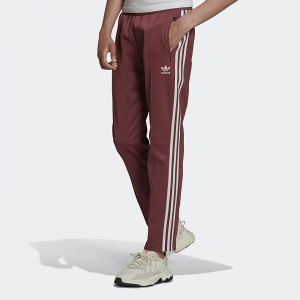 Брюки спортивные ADIDAS BECKENBAUER TP BURGUNDY бордовый
