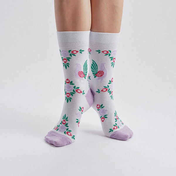 Носки ST.FRIDAY SOCKS Городецкая птица