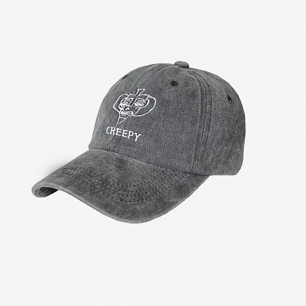 Кепка CREEPY CLOTHING "Цикл" Серый