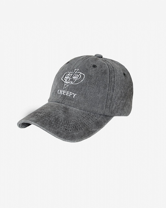 Кепка CREEPY CLOTHING "Цикл" Серый