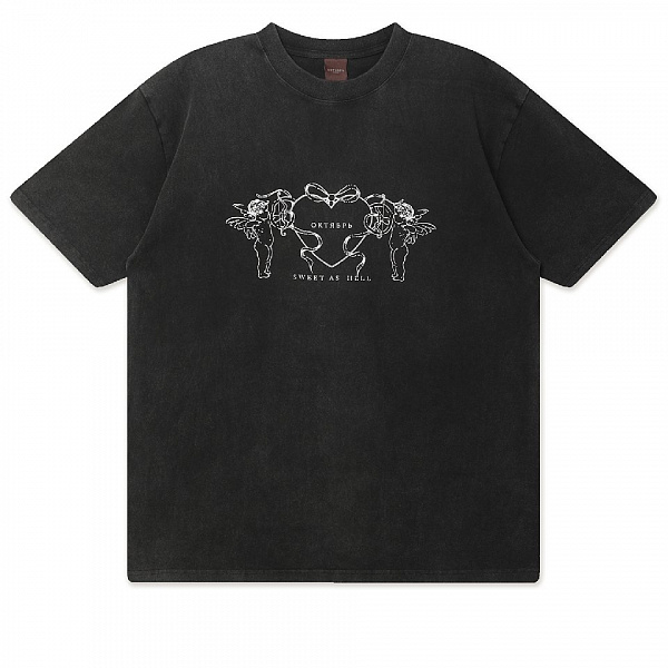 Футболка ОКТЯБРЬ SWEET HELL TEE BLACK