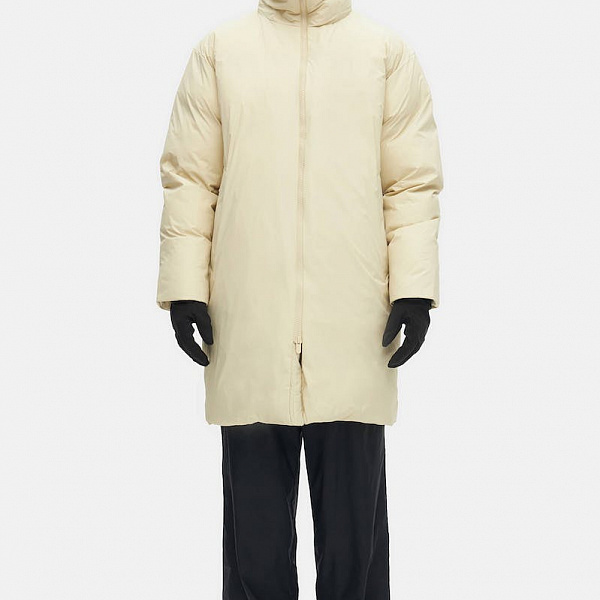 Пуховик мужской SHU оверсайз Бежевый