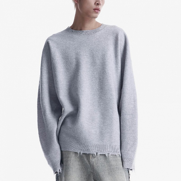 Свитер KRAKATAU Su40-21 WHALDOZE серый