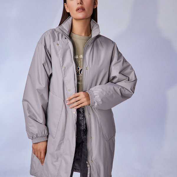 Плащ женский HOOPS Агатово-серый
