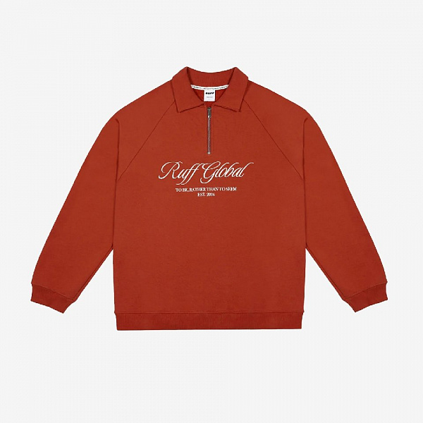 Толстовка RUFF Halfzip Sport Jacket Terracotta