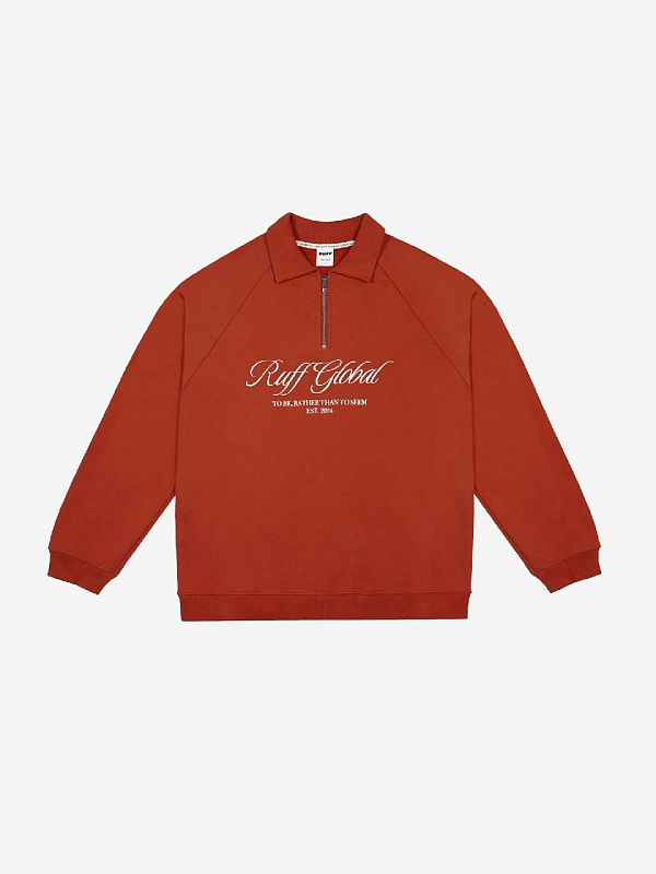 Толстовка RUFF Halfzip Sport Jacket Terracotta