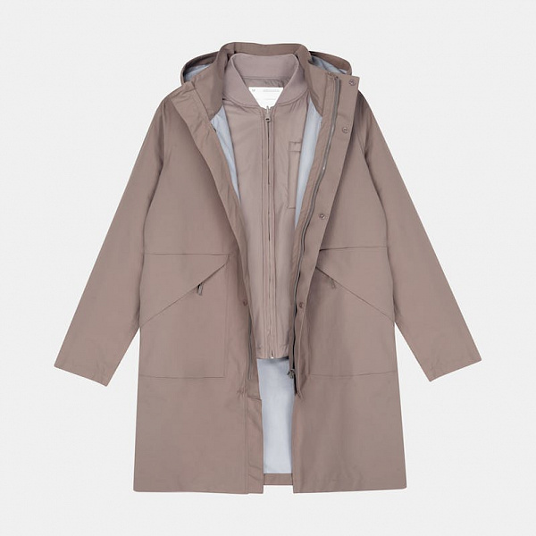 Куртка женская SHU трансформер коричневая