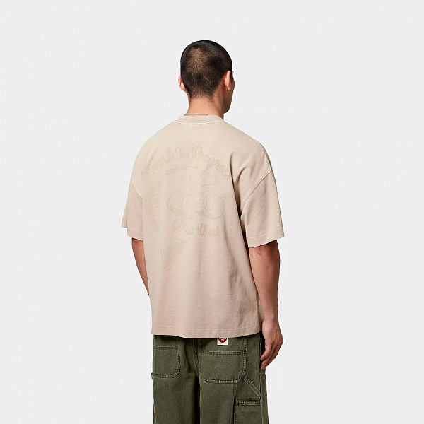 Футболка CARHARTT WIP S/S Bait Shack T-Shirt WALL (GARMENT DYED)
