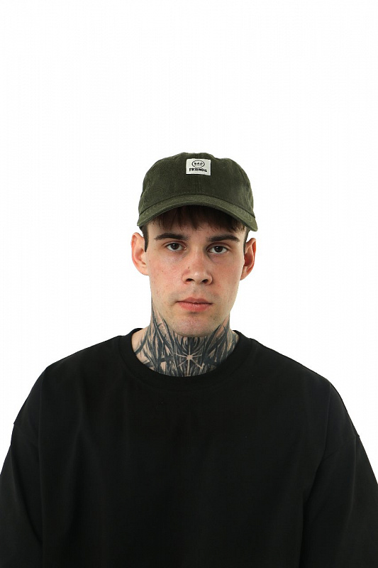 Кепка THE BAD FRIENDS Dad Cap Washed Cotton светлый хаки