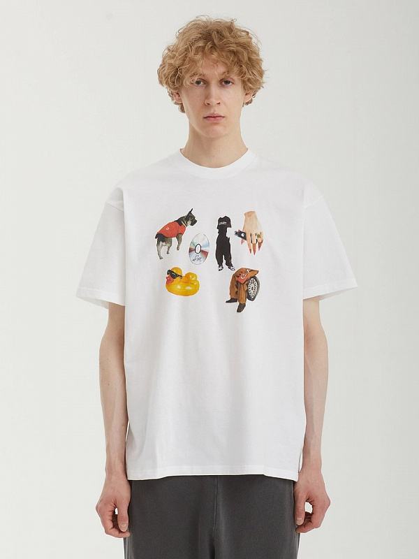 Футболка CARHARTT WIP S/S Jacob Rochester T-Shirt WHITE
