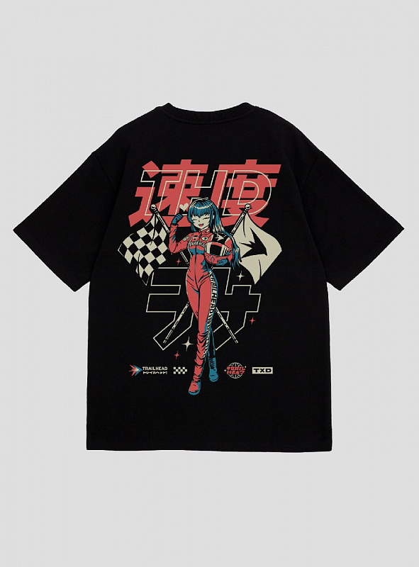 Футболка TRAILHEAD 029Т ANIME 25 Черный