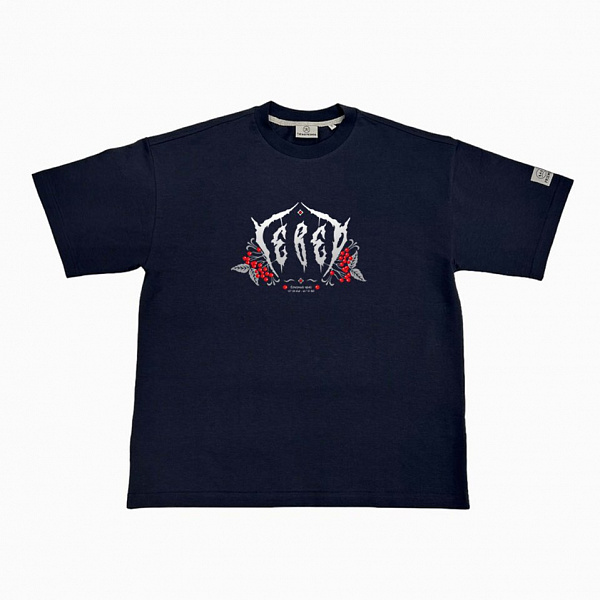 Футболка THE BAD FRIENDS "Север" 240гр темно-синий