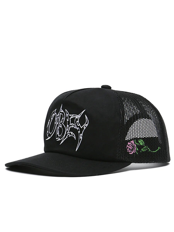 Кепка OBEY THORNZ TWILL TRUCKER BLACK