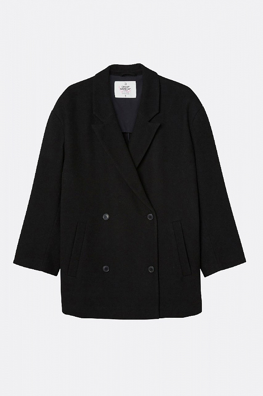Пальто Женское утепленное Cheap Monday Worn coat BLACK