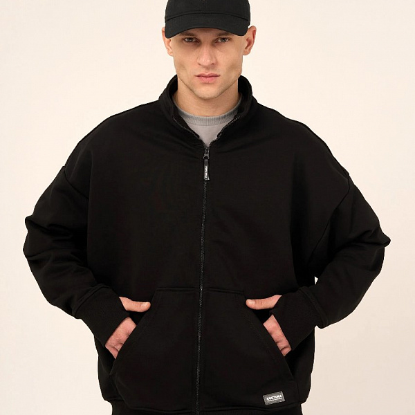 Толстовка KUL'TURA "ZIPPER" черный