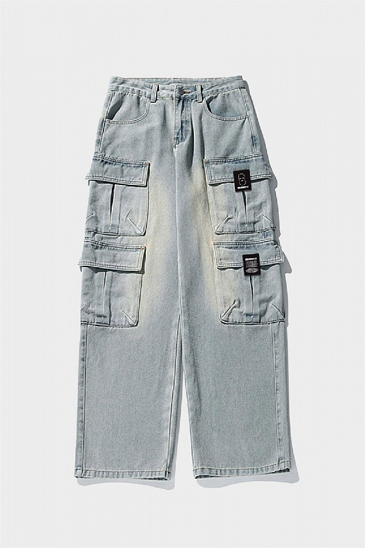 Джинсы SHMOT ''CARGO 4 POCKETS'' голубой