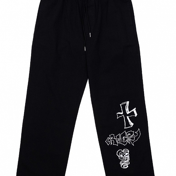 Штаны CREEPY CLOTHING базовые черный