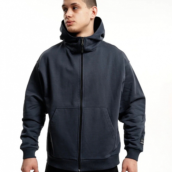 Худи THE BAD FRIENDS на молнии BAD BOY 400гр графит