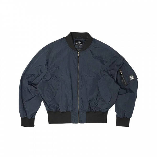Бомбер THE BAD FRIENDS Basic Light Jacket синий
