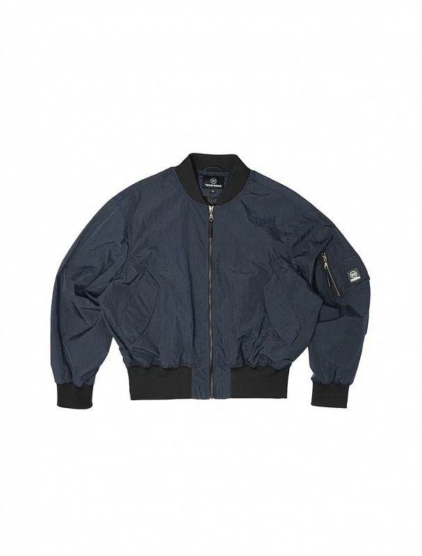 Бомбер THE BAD FRIENDS Basic Light Jacket синий