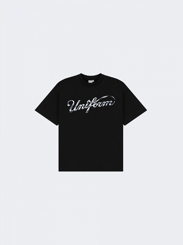 Футболка UNIFORM Heavy Baseball Chrome черный