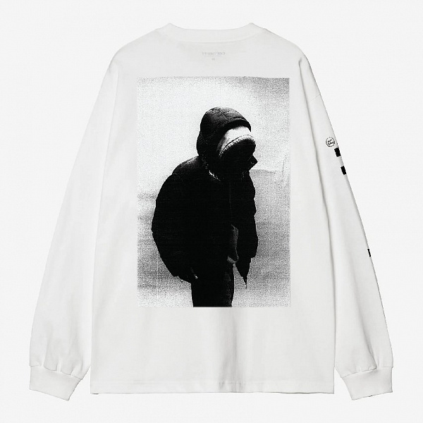Лонгслив CARHARTT WIP L/S Archive Script T-Shirt WHITE
