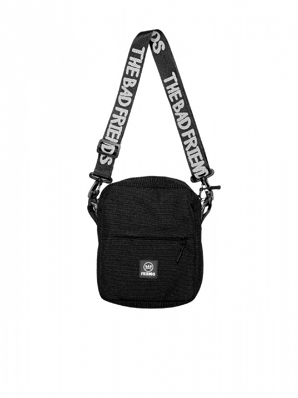 Сумка THE BAD FRIENDS Shoulder bag L black sling оксфорд черный