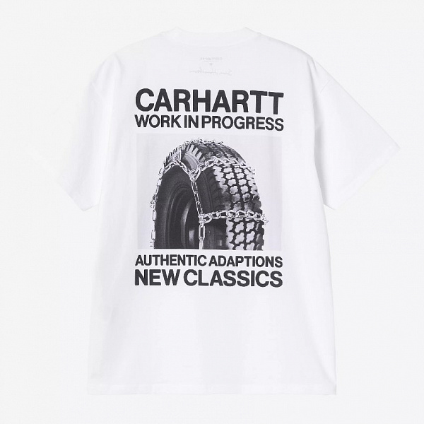 Футболка CARHARTT WIP S/S Sean Hamilton 03 T-Shirt WHITE