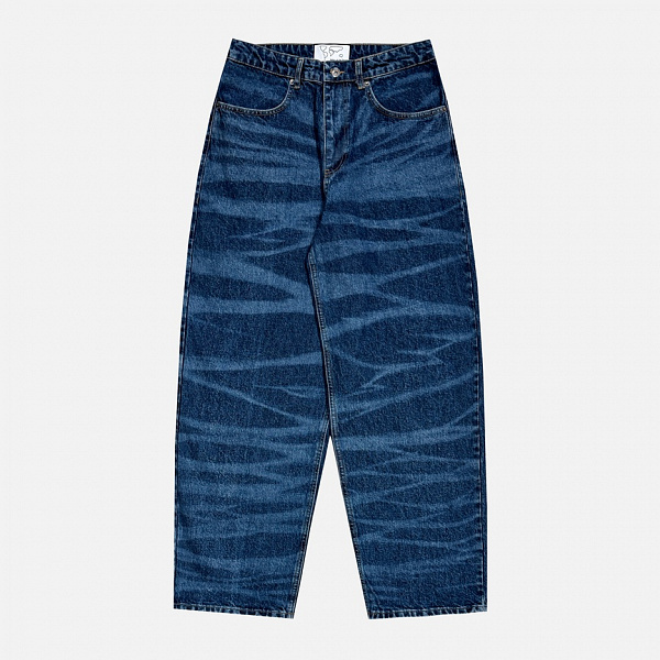 Джинсы ISSAYA Loose Fit Punk Blue