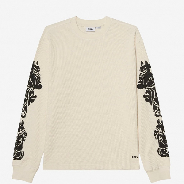Лонгслив OBEY GOBLIN THERMAL LS BLANC DE BLANC