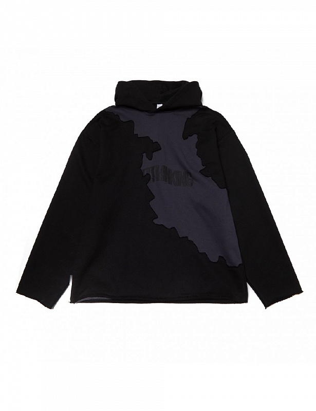 Худи ZNY RIPPED BLACK