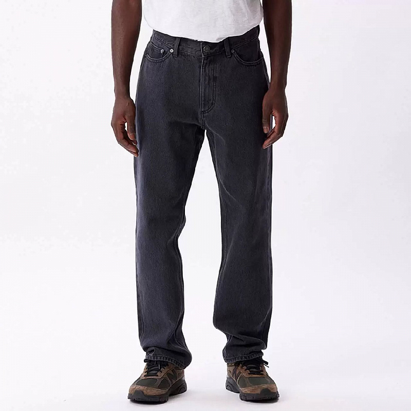 Джинсы OBEY (Regular) BENDER DENIM FADED BLACK