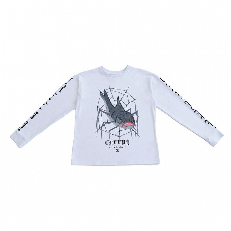 Лонгслив CREEPY CLOTHING "акулапаук"