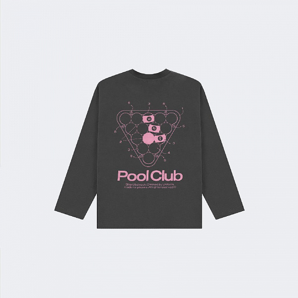 Лонгслив UNIFORM All in 8Pool темно-серый