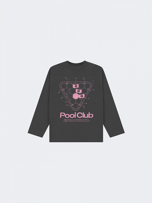 Лонгслив UNIFORM All in 8Pool темно-серый