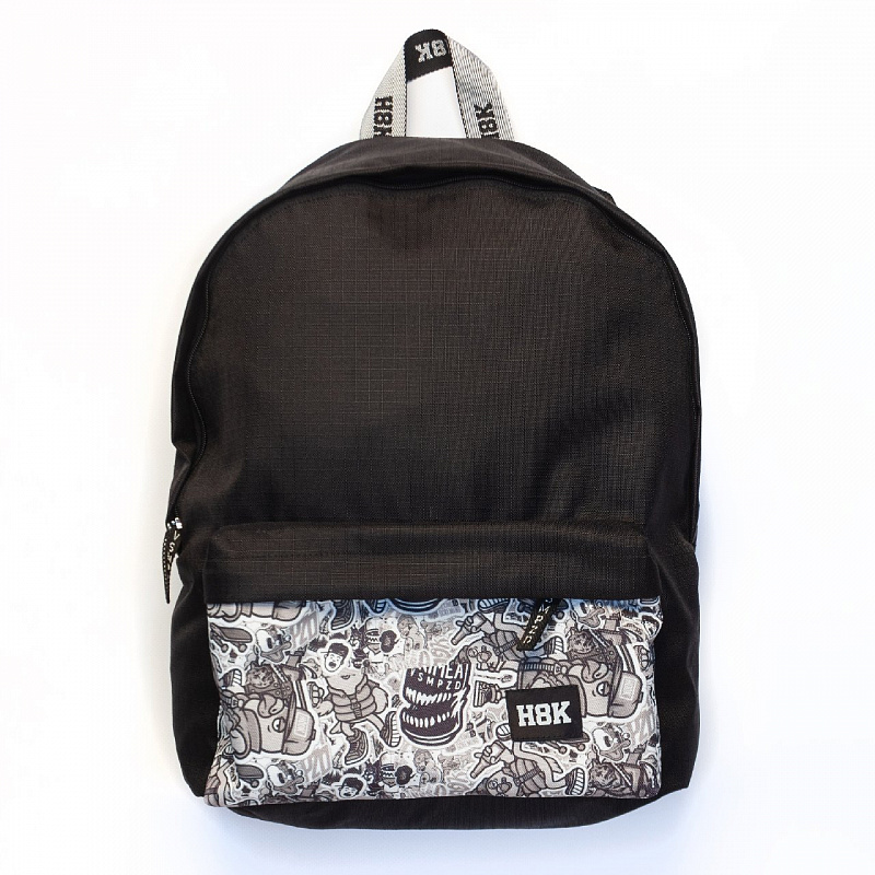 Рюкзак HOOK «Стикеры» черный