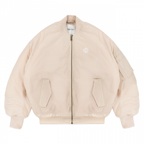 Бомбер Dissident "Coat of Hearts" светло-бежевый