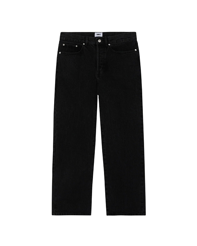 Джинсы OBEY (Baggy fit) CLASSIC BAGGY DENIM FADED BLACK
