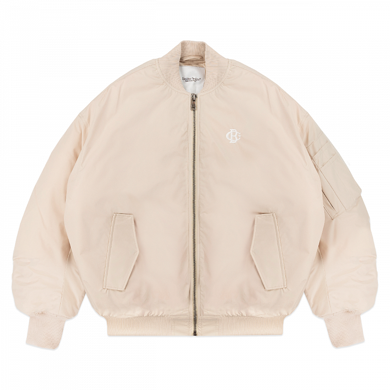 Бомбер Dissident "Coat of Hearts" светло-бежевый