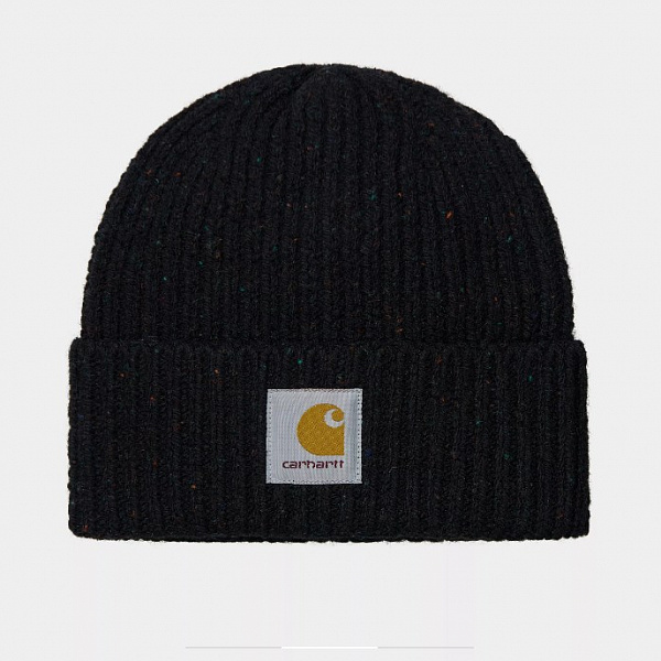 Шапка CARHARTT WIP Anglistic Beanie SPECKLED BLACK