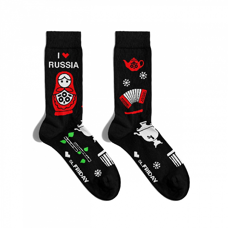 Носки ST.FRIDAY SOCKS Русское чаепитие