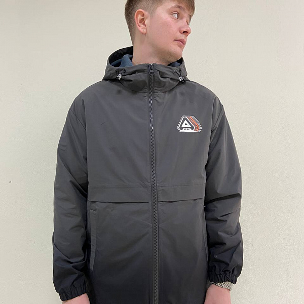 Куртка PEAK WOVEN JACKET DK.GREY Серый