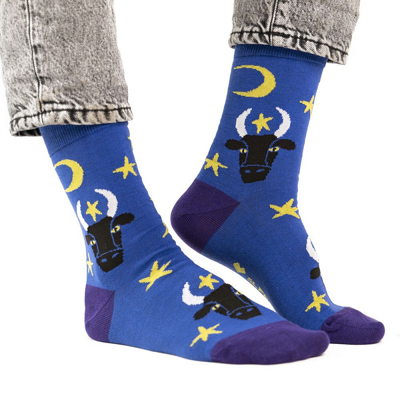 Носки ST.FRIDAY SOCKS Знак зодиака: телец