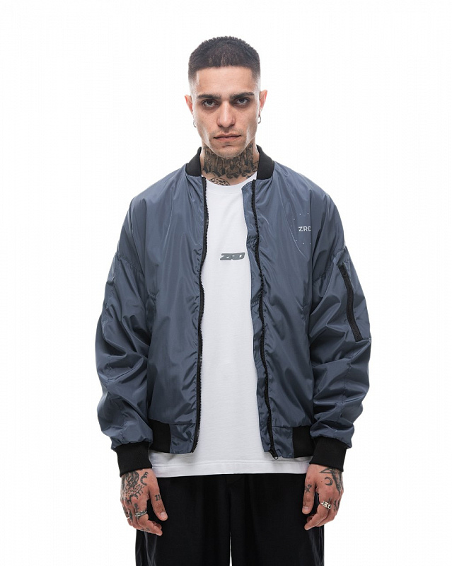 Бомбер ZRD Flat World Темно-синий