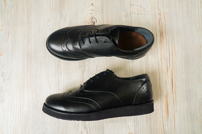 Обувь муж AFUOR Croco All Black10 75-005-01