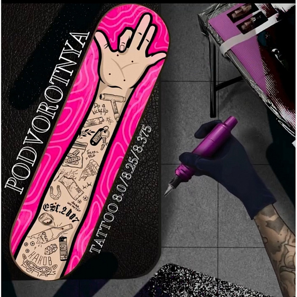 Дека для скейтборда КyтёЖ Tattoo