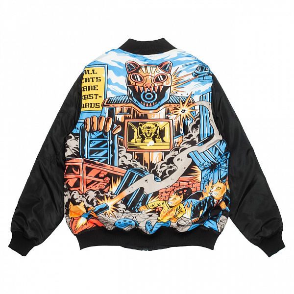 Бомбер HOOK "1312" черный